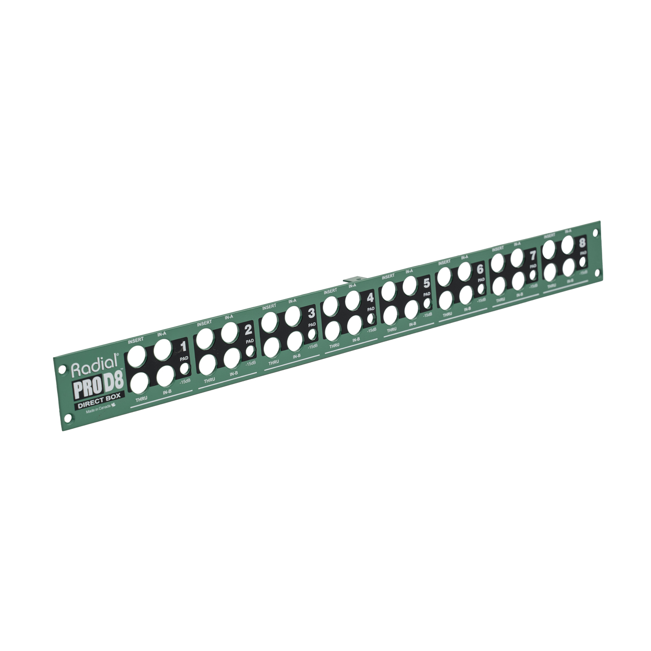 Faceplate for high performance audio equipment