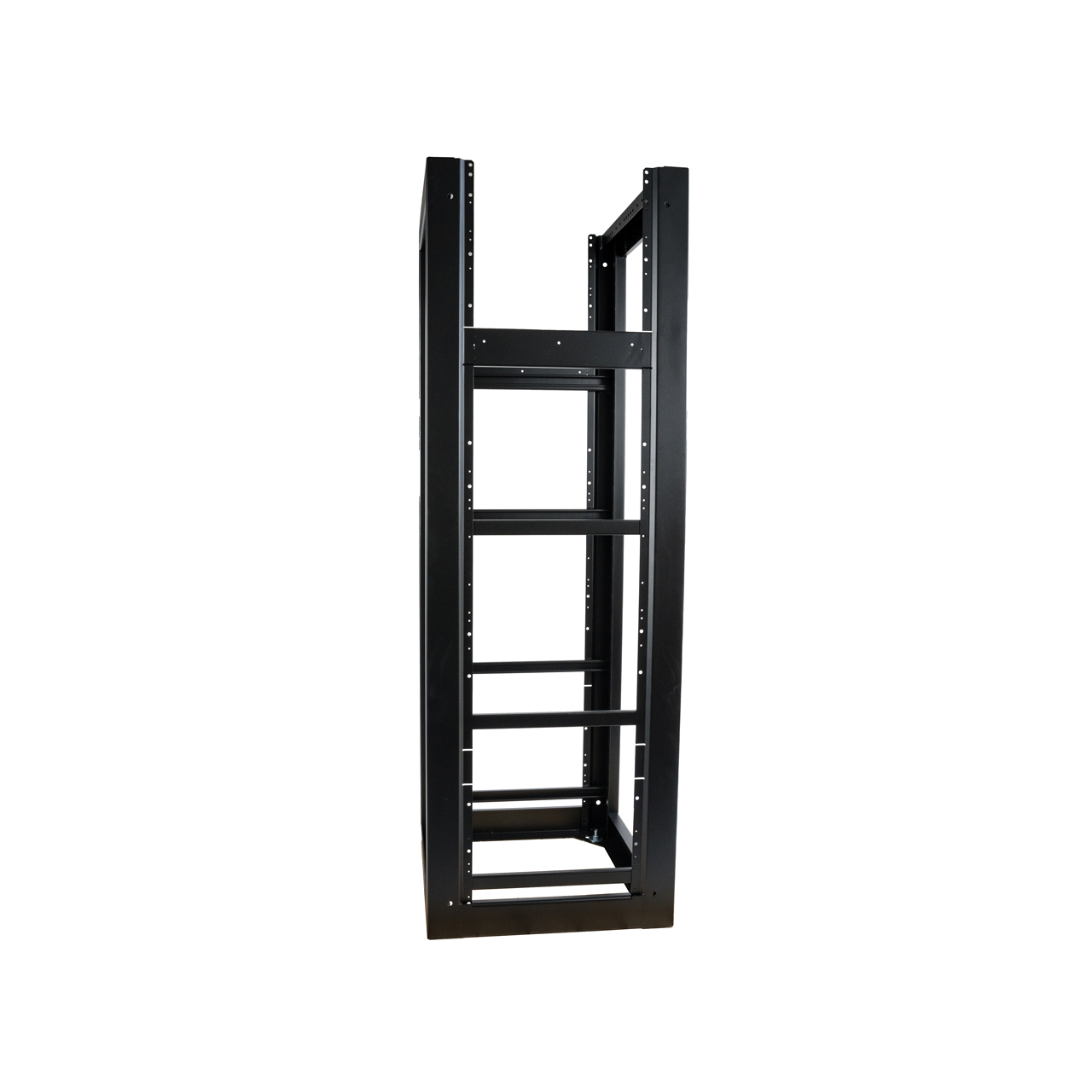 Multi-shelf battery equipment rack