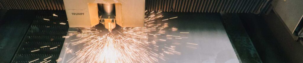 Wesgar's blog page banner image: automated spot welder with sparks from arch welding
